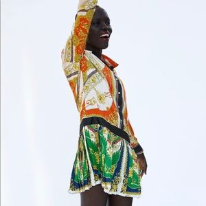 Zara Patchwork Chain Dress